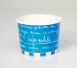 Preview: Eisbecher "mmmhh... Aquablau" 480ml - 50 Stück