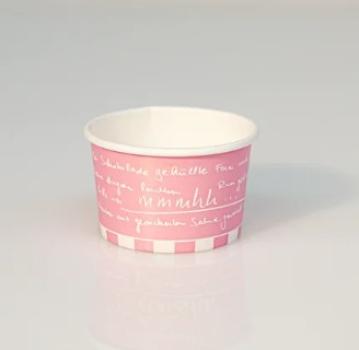 Eisbecher "mmmhh... Pink" 90ml - 50 Stück