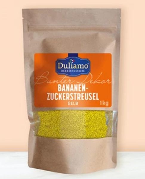 Bananenstreusel - gelb