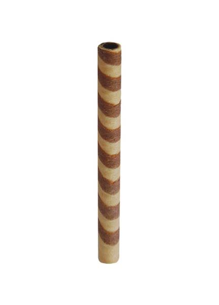 Hohlhippe - Waffelrolle mit "Kakao und schokoliert" 12cm