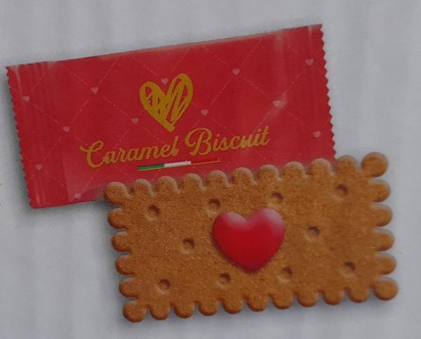 Karamellbisquit mit Herz