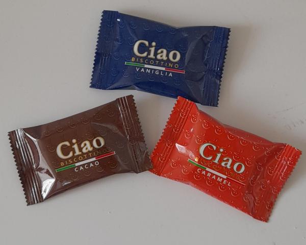 Keks-Mixkarton Vanille, Cacao, Karamell