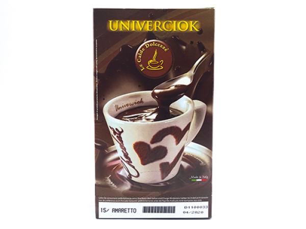 heiße Trinkschokolade "Amaretto" --- MHD 10.2026 --- " Solange der Vorrat reicht"