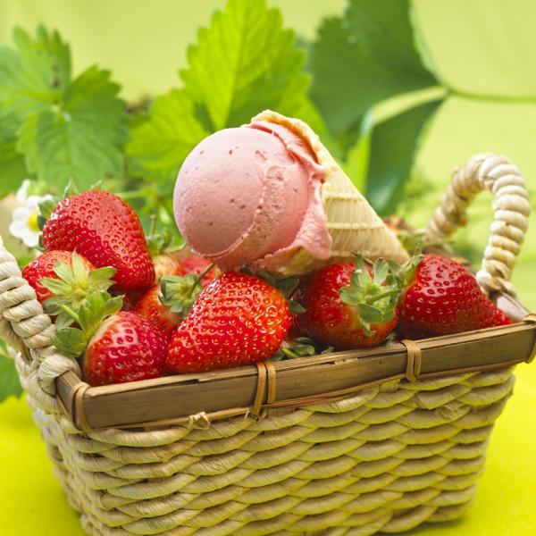 Erdbeere Europa - Eispaste