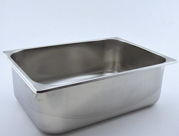Eisschale/ Eisbehälter Edelstahl 360mm x 250mm x 120mm