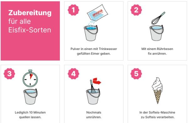 Goldene Milch Eisfix DUO